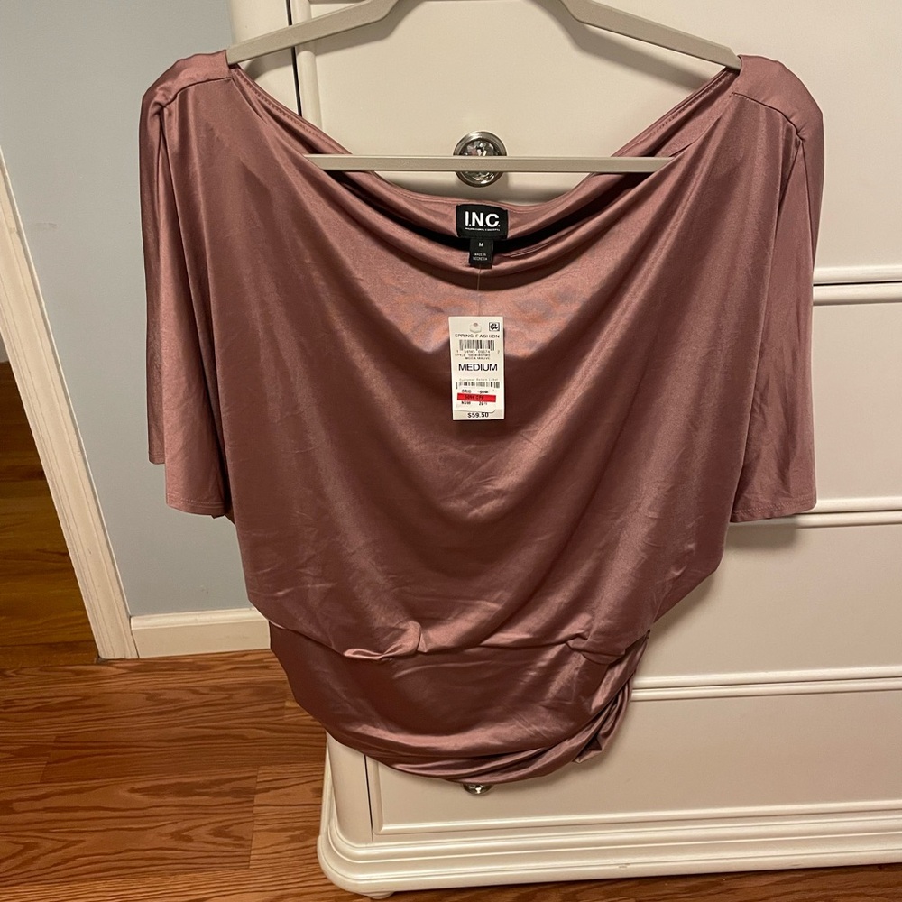 INC Beautiful Mauve Blouse NWT!!
